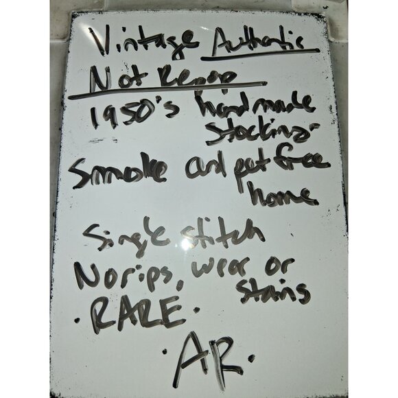 Mcm 1950s Original Set Of 2 Christmas Stockings Seasons Greetings Happy New Year - Picture 13 of 13